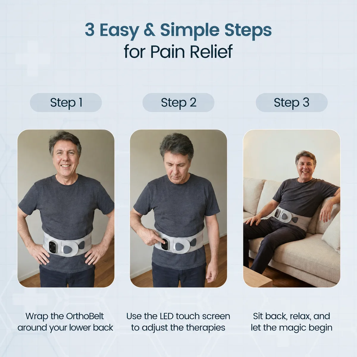 3 easy and simple steps for pain relief