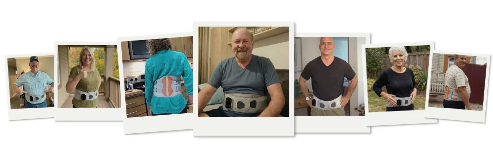 Customer photos with the OrthoBelt