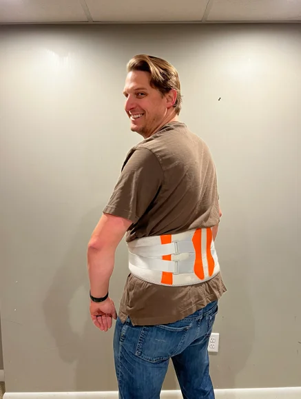 Customer photo Jonah with OrthoBelt
